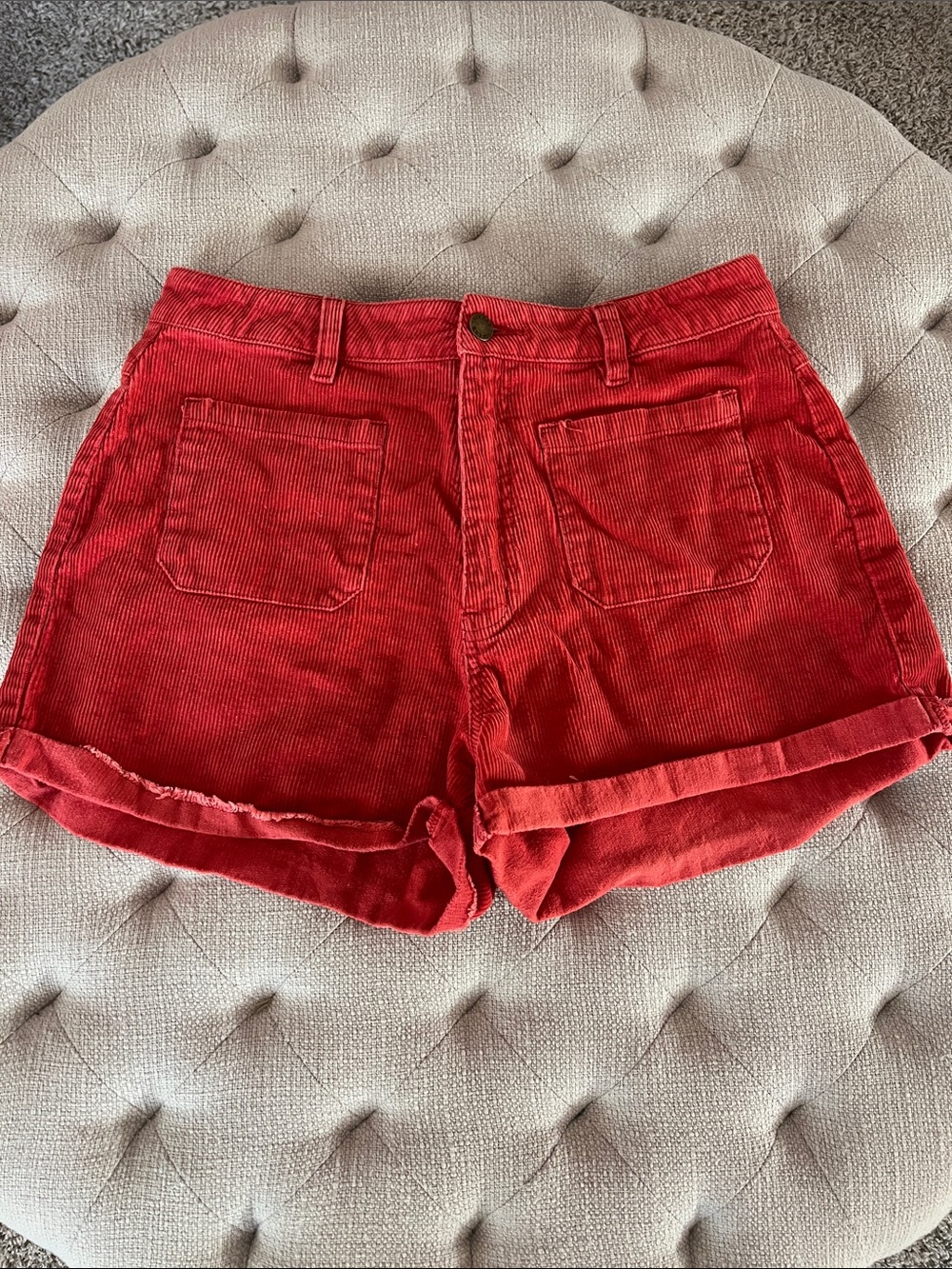 Rolls’s & Urban Outfitters Red Corduroy Shorts 27